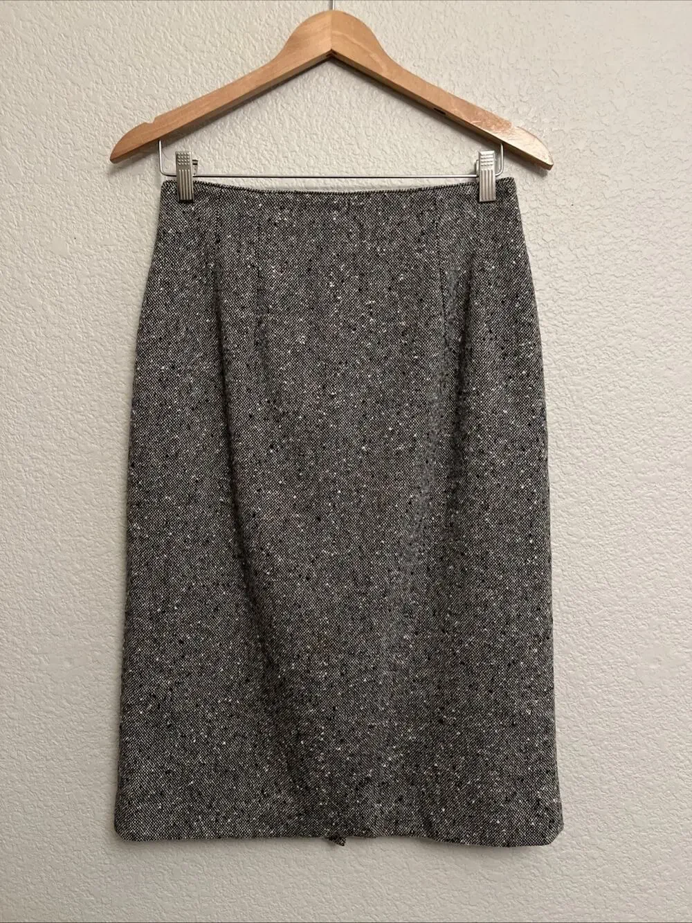 Vintage Ann Taylor Pencil Skirt Modern Quiet Luxury Classic Career Lined Slit 10